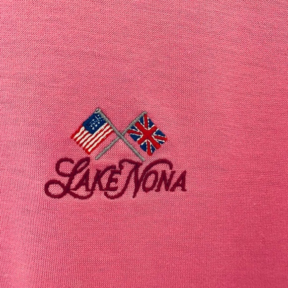 Pickering Shirts Vintage Pickering Cotton Lake Nona Golf Club Polo